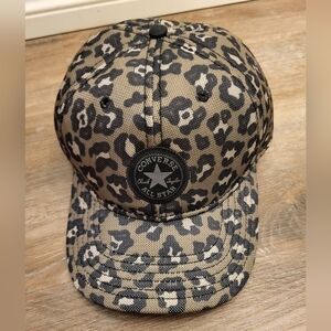 Converse Chuck Taylor Army Green Lepard Print Ball Cap One Size Fits All